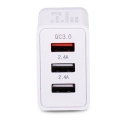USB сетевое зарядное устройство AVS 3 порта UT-730 (QC 3.0, 3A)