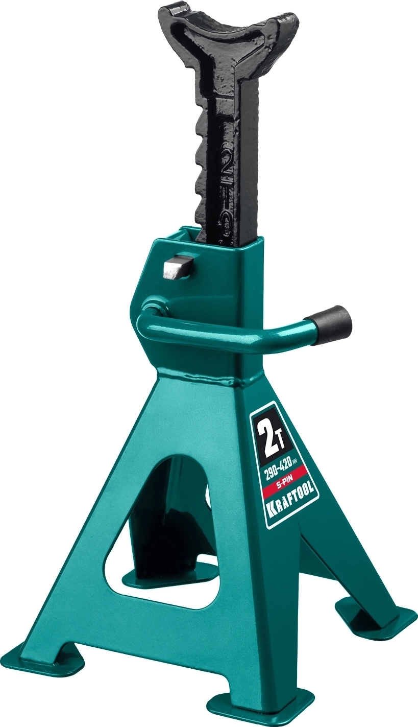Усиленная страховочная подставка со штифтом KRAFTOOL S-PIN, 2 т, 290 - 420 мм