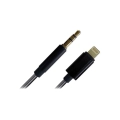 Кабель AVS AU-LJ01 (Lighting - 3.5 Jack) - длина 1 м, акустический, совместим с устройствами - iOS
