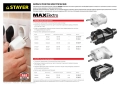 Прямая вилка STAYER MAXElectro, белая, 6 А/220 В, 1300 Вт
