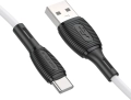 Кабель USB - TypeC (для Android) BOROFONE BX86 3А белый 1м (00028)
