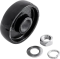 Неповоротное колесо Ombra OHT225CWF для домкрата подкатного OHT225С - внешний диаметр 65 мм, внутренний диаметр 19.3 мм, толщина 19 мм, глубина посадочного места оси 13.5 мм