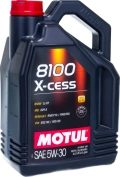 Синтетическое моторное масло MOTUL 8100 X-CLEAN+ 5W30 (4л) 111859