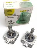 Комплект ксеноновых ламп EgoLight D1S 4300K (2 шт.) - яркий бело-желтый свет, вибрационная стойкость, экономичность в эксплуатации