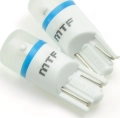 Комплект из 2-х светодиодных ламп MTF Light T10 W5W 6000K 75 Лм (W5W50PT) - угол освещения 360 градусов, низкое энергопотребление, белый свет с холодным оттенком, биполярные, со встроенным стабилизатором