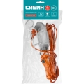 Переносной светильник СИБИН 60 Вт, 220 В, 5 м, открытого типа, с выключателем