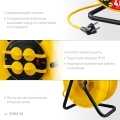 Силовой удлинитель на катушке STAYER М-325, ПВС, 3 х 2.5 мм2, 30 м, 4000 Вт, IP44