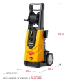 Пистолет G-280 PRO STEHER 240 Атм, 3300 Вт, мойка высокого давления