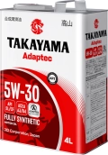 Масло моторное 5W30 TAKAYAMA Adaptec A3/B4 SL/CF 4л