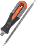 Отвертка стрежневая двусторонняя ROUND GRIP, РН1,SL5x150 мм Ombra 755115