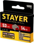 Скобы для степлера Professional STAYER тип 53 (A/10/JT21) 14 мм 1000 шт калибр 23GA