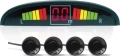 Парктроник AVS PS-124U (Black) - 4 черных датчика, 4 уровня индикации, диаметр датчиков - 22 мм, водонепроницаемые коннекторы, LED-индикатор, быстрый отклик