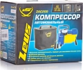 Автомобильный компрессор Zeus ZAC200 (72200) - производительность 30 л. в минуту, мощный двигатель, макс. давление 10 Атм., чехол и набор переходников в комплекте, встроенный манометр