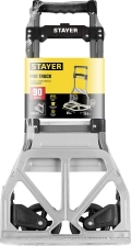 Складная хозяйственная тележка STAYER PROTruck, до 90кг, каркас из стали, платформа из алюминия, 39х28см, колеса d13см, вес 4кг