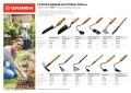 Мотыга-рыхлитель GRINDA ProLine 113х100х575 мм, 3 зубца, деревянная ручка