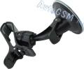 Автомобильный держатель AvtoGSM Car Holder 15 - для смартфонов шириной до 9 см, крепление на присоску, эластичные вставки, переворот на 360 градусов, регулировка угла наклона 