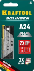 Трапециевидные лезвия KRAFTOOL Solingen-А24, 5 шт