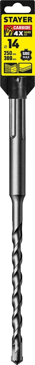 Professional STAYER Hercules-4Х, 14 x 250/380 мм, SDS-max бур