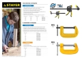 Professional STAYER Hercules-F HF-80/12, 120 х 800 мм, усиленная струбцина F