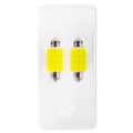 Комплект светодиодных ламп AVS SV035 T11 39мм (2 шт.) - мощность 1 Вт, яркость 5 Лм, напряжение питания 12 В, цвет свечения белый