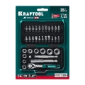 Универсальный набор инструмента 1/4″ 35 предм. KRAFTOOL X-Drive 35