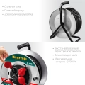 Силовой удлинитель на стальной катушке KRAFTOOL K-315, КГ, 3 x 1.5 мм2, 50 м, 3700 Вт, IP44