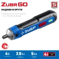 Профессионал ЗУБР ZUBR GO 4 Vmax, аккумуляторная отвертка, кейс, 33 биты