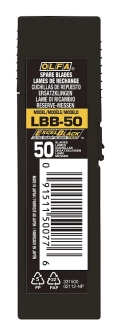 Сегментированные лезвия OLFA EXCEL BLACK, 18 мм, 50 шт, в боксе