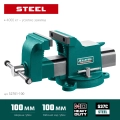 KRAFTOOL STEEL, 100 мм, стальные слесарные тиски (32701-100)