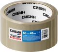 СИБИН 48 мм, 50 м, 40 мкм, прозрачная, клейкая лента (12055-50-50)