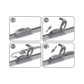 Щетка стеклоочистителя AVS Optimal Line OL-27 (68 см) - бескаркасное исполнение, графитовое напыление, зимняя эксплуатации