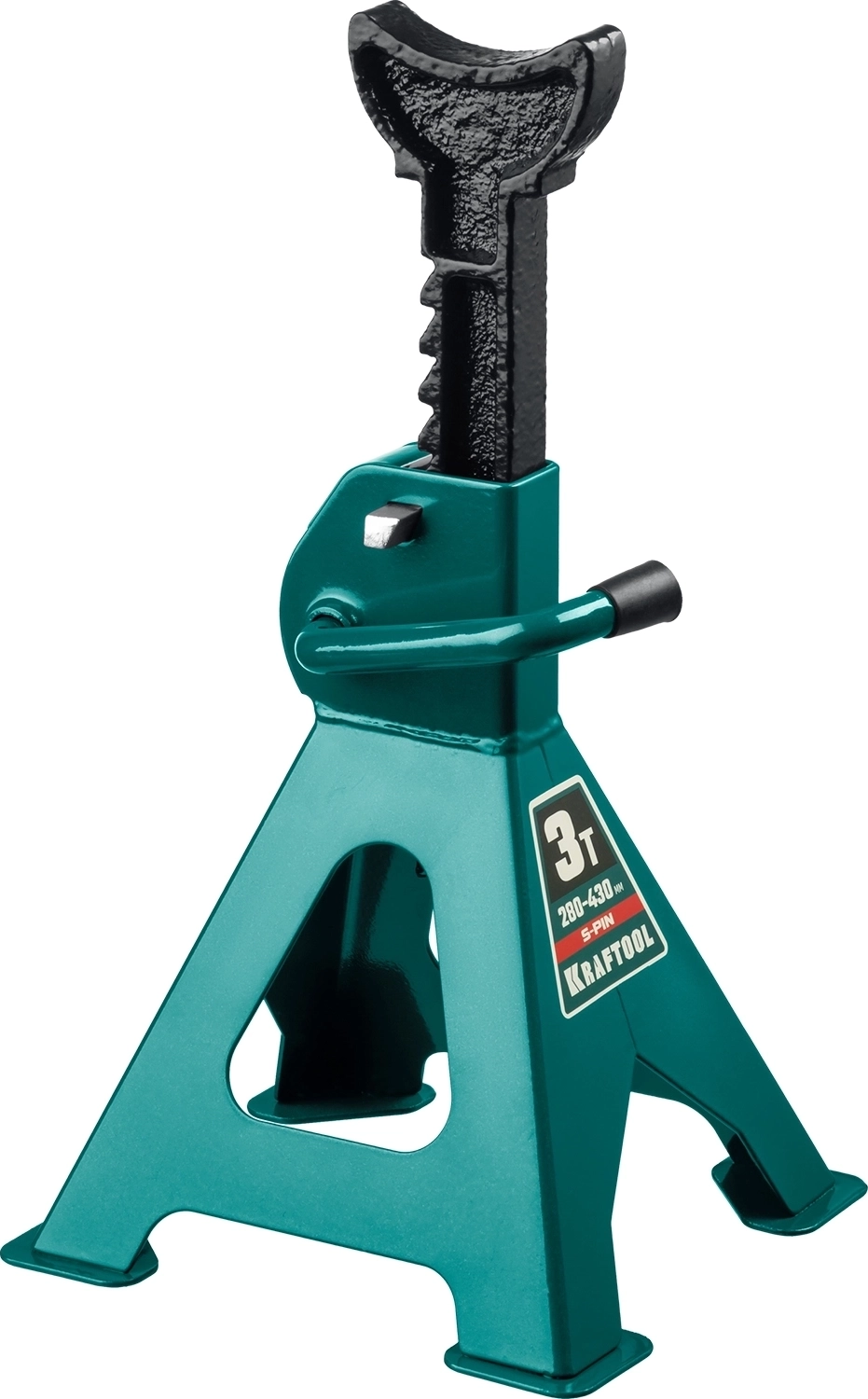 Усиленная страховочная подставка со штифтом KRAFTOOL S-PIN, 3 т, 280 - 430 мм