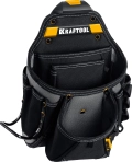 Поясная сумка KRAFTOOL KP-27 с быстросъёмным креплением FastClip, 27 карманов и петли, 350 х 260 мм