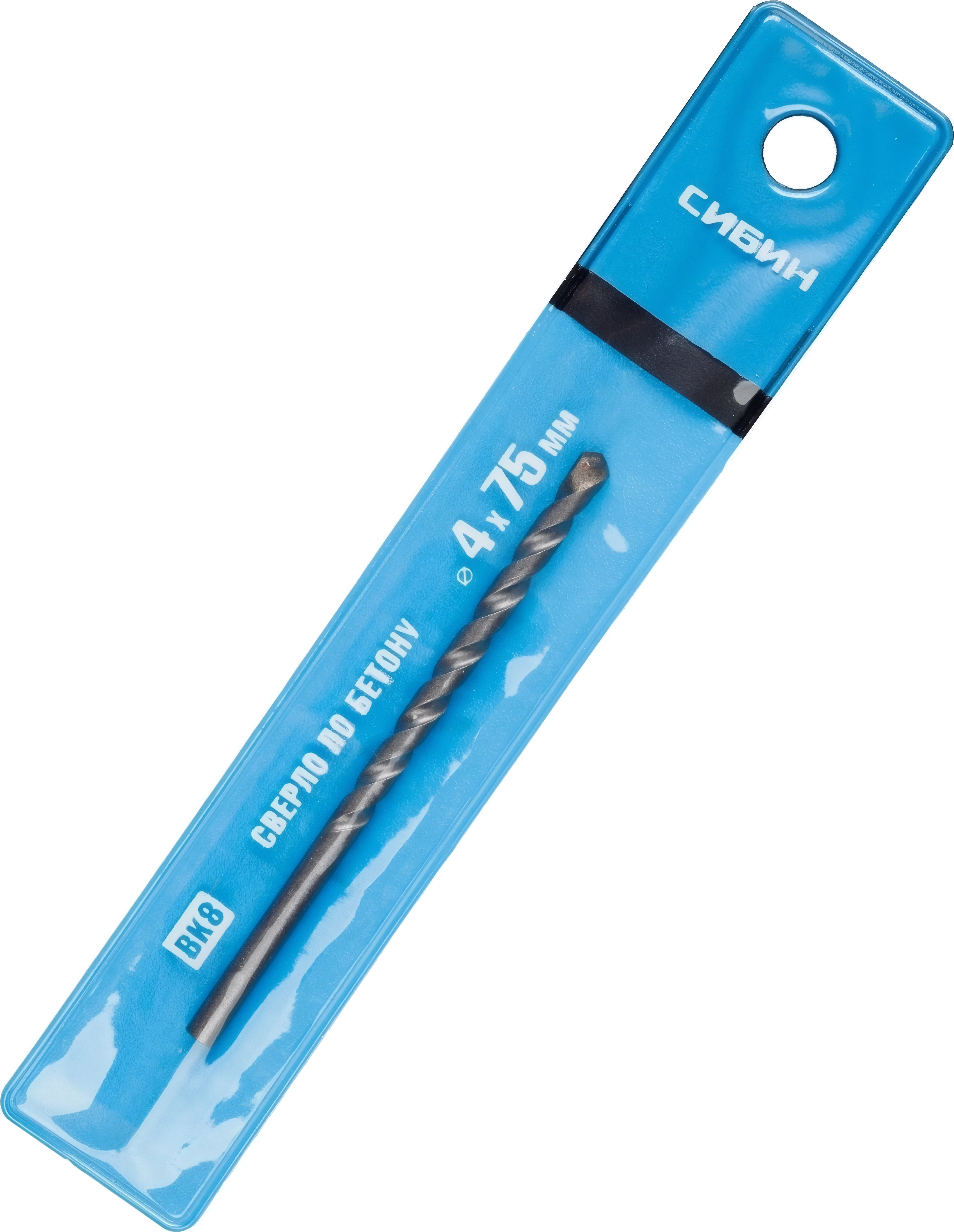Сверло по бетону СИБИН 4 x 75 мм
