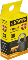 Навесной замок STAYER 38 мм