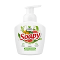 Жидкое мыло-пенка Clean&Green Soapy CG8236 Грейпфрут и зелёный чай пенный дозатор 400 мл.