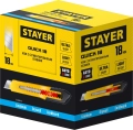 Нож из АБС пластика STAYER QUICK-18, 18 мм