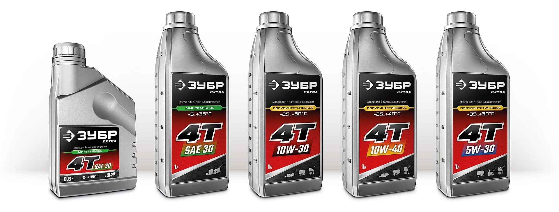 EXTRA ЗУБР 4Т-10W30, 1 л, полусинтетическое масло для 4-тактных двигателей