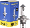 Лампа автомобильная галогенная Goodyear Н4 12V 60/55W P43t