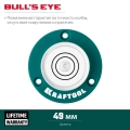 KRAFTOOL BULL'S EYE (БЫЧИЙ ГЛАЗ), d 49 мм, поверхностный магнитный уровень (34789)