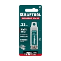 Класс А KRAFTOOL DOUBLE Сo-8 3.3х49мм, Сверло двухстороннее по металлу, сталь M42(+8%Co)