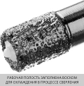 Профессионал ЗУБР АВК, d 6 мм, (М14, 15 мм кромка), вакуумная алмазная коронка