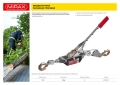 Ручная рычажная лебедка MIRAX 1.5 т, 1.8 м