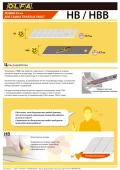 Сегментированные лезвия OLFA 25 мм, 20 шт, в пластиковом кейсе