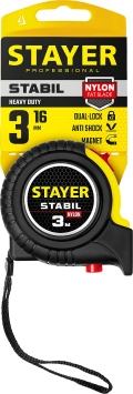 Professional STAYER Stabil, 3 м х 16 мм, рулетка