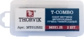 Набор метчиков Thorvik MT1415S2 T-COMBO двухпроходных ручных универсальных М14х1.5, HSS-G, 2 шт.