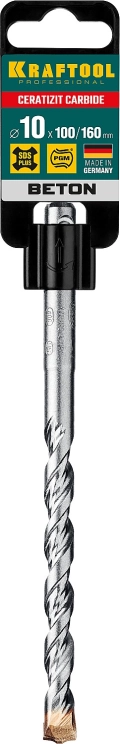 KRAFTOOL Cerazit Carbide, 10 х 160 мм, SDS-plus бур (29320-160-10)