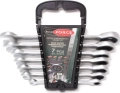 Набор ключей комб. трещоточных 7предм 8-19мм в холдере ROCKFORCE RF-51072