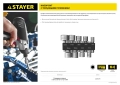 Набор бит с адаптером STAYER 9 шт