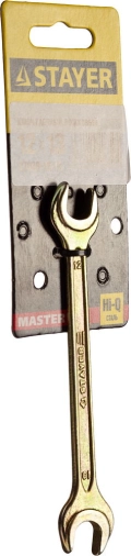 STAYER 12 x 13 мм, рожковый гаечный ключ (27038-12-13)